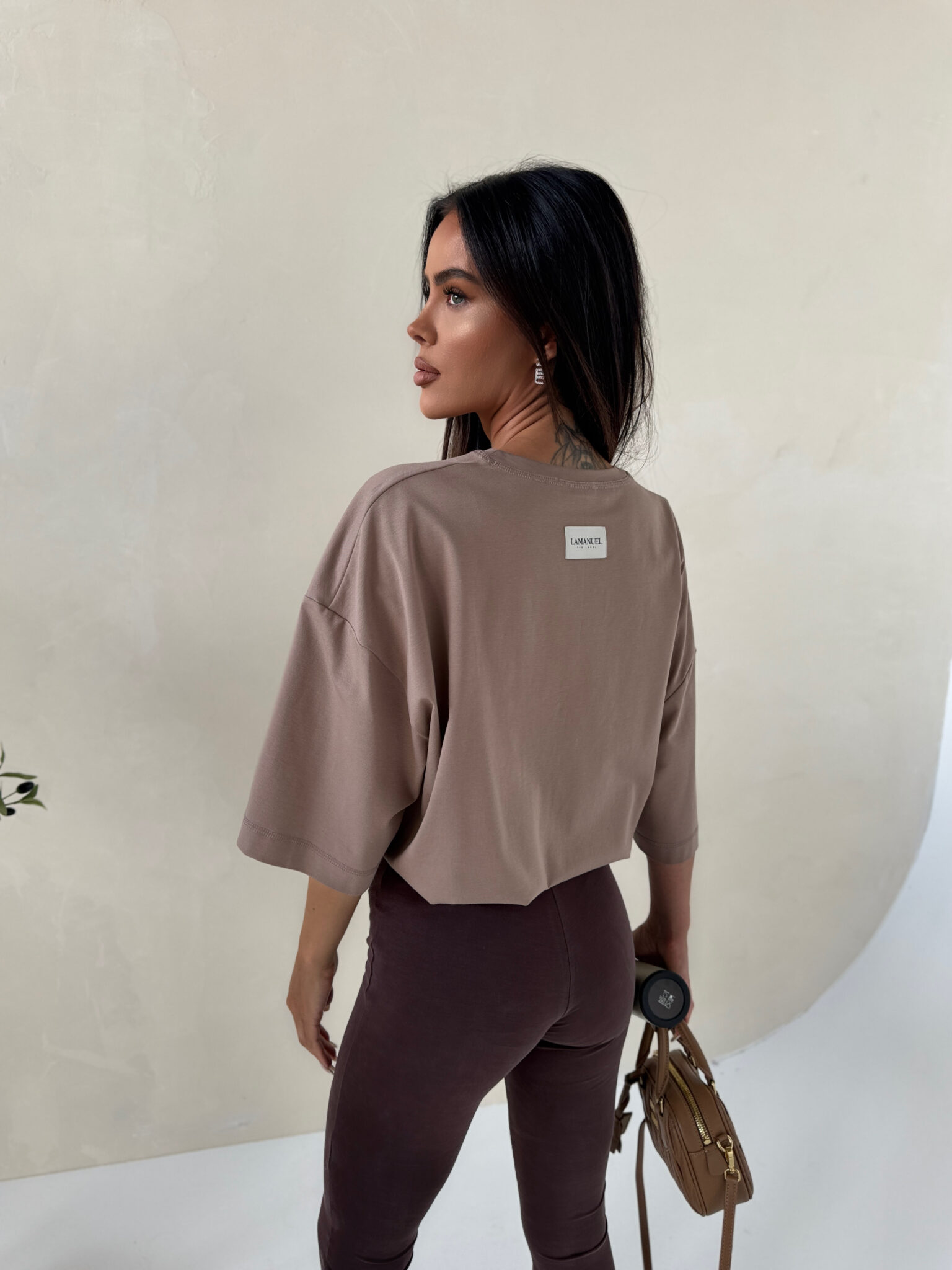 Tshirt HUNT latte LAMANUEL - obrazek 6