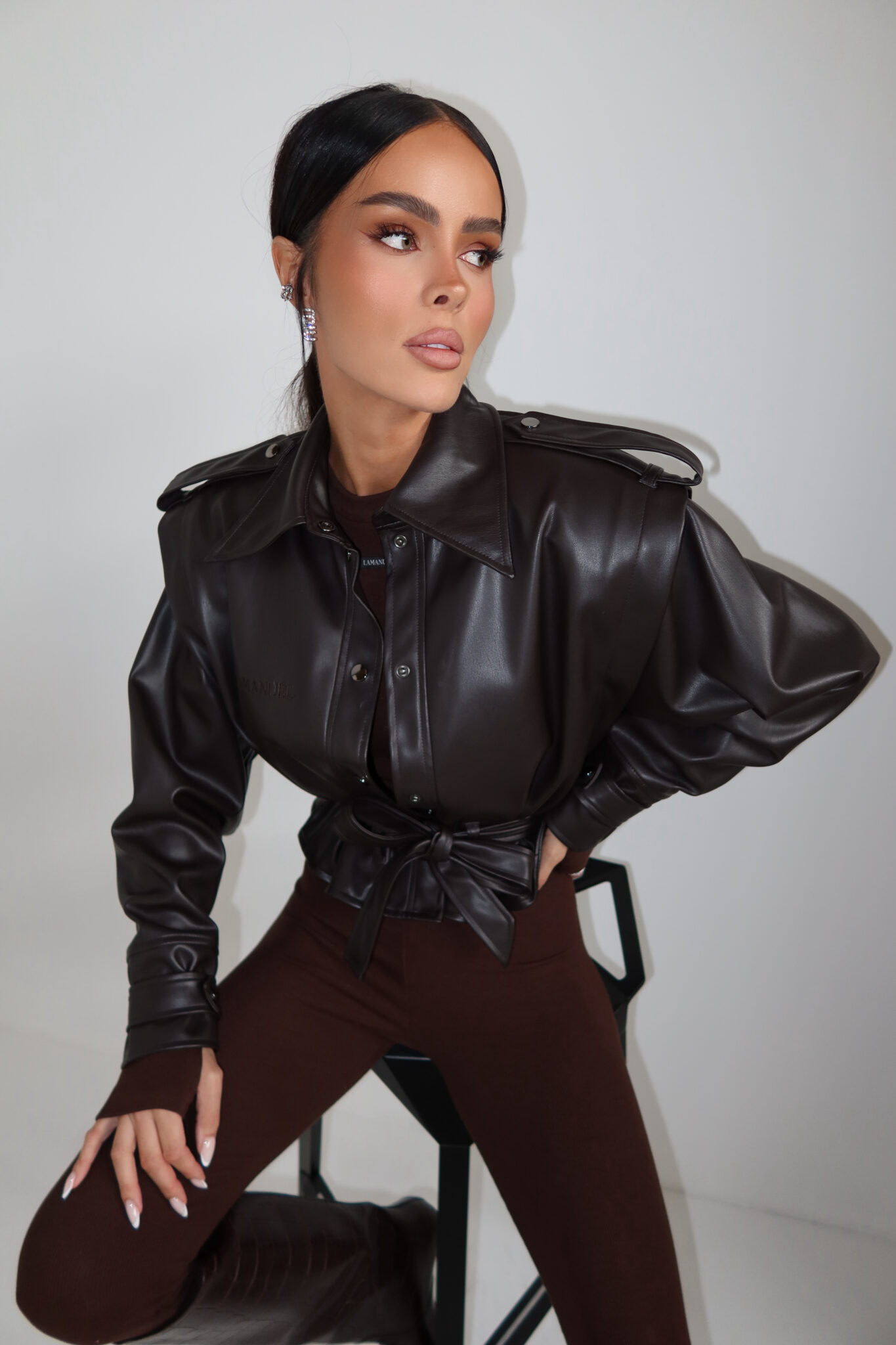 Kurtka WANTED czekolada LAMANUEL - obrazek 7