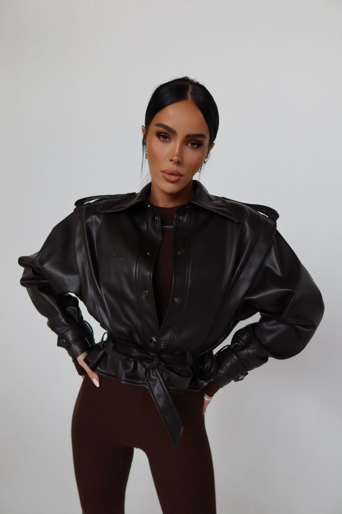 Kurtka WANTED czekolada LAMANUEL - obrazek 8