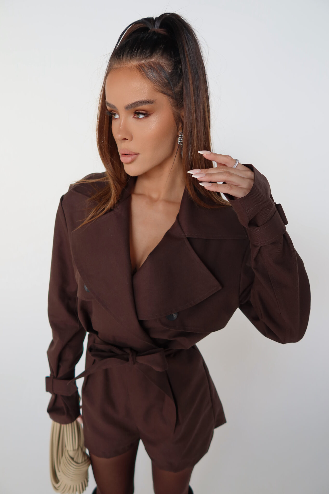 Kombinezon COURT czekolada LAMANUEL - obrazek 2