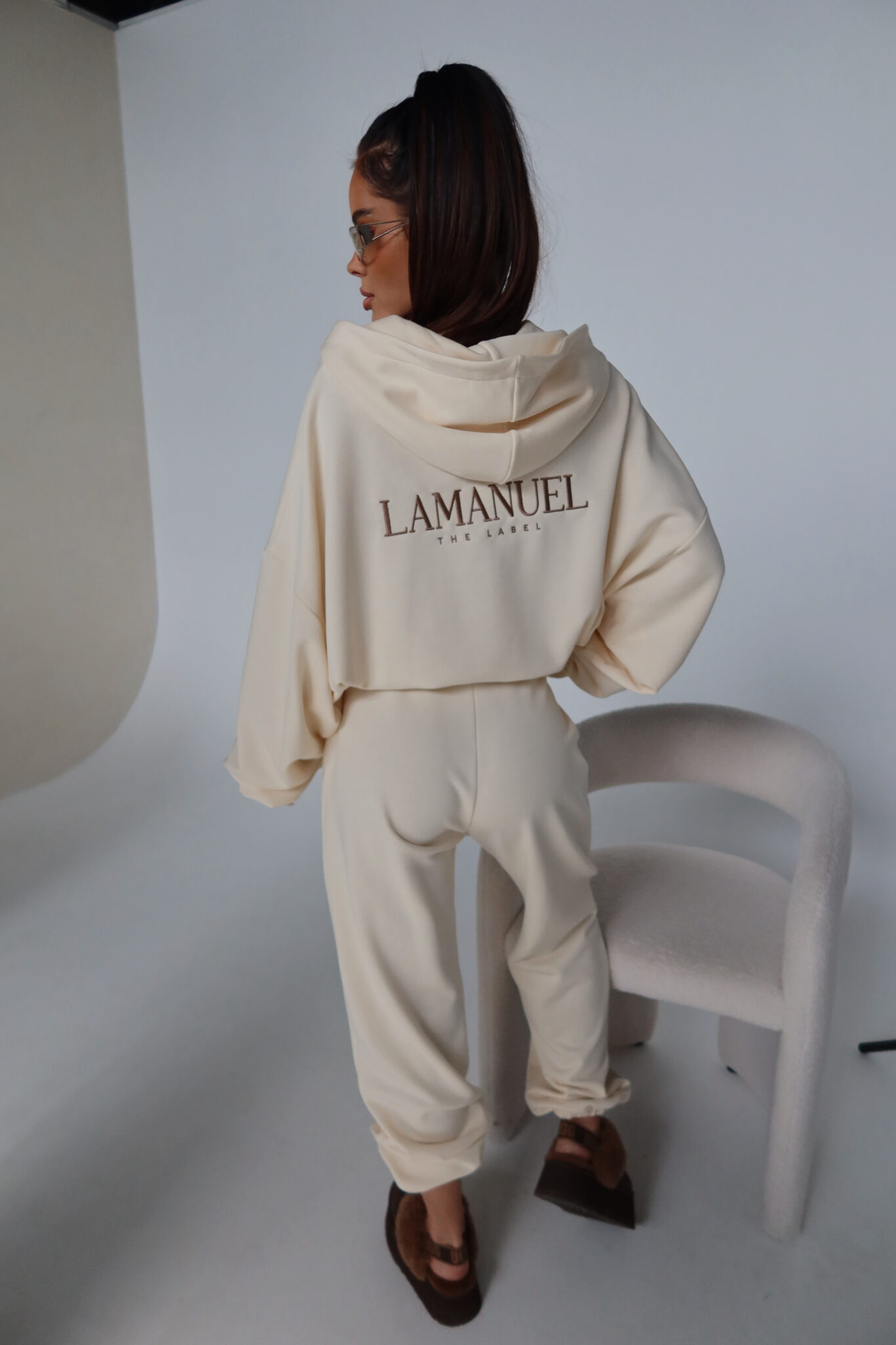 Spodnie BASIC kokos LAMANUEL - obrazek 5