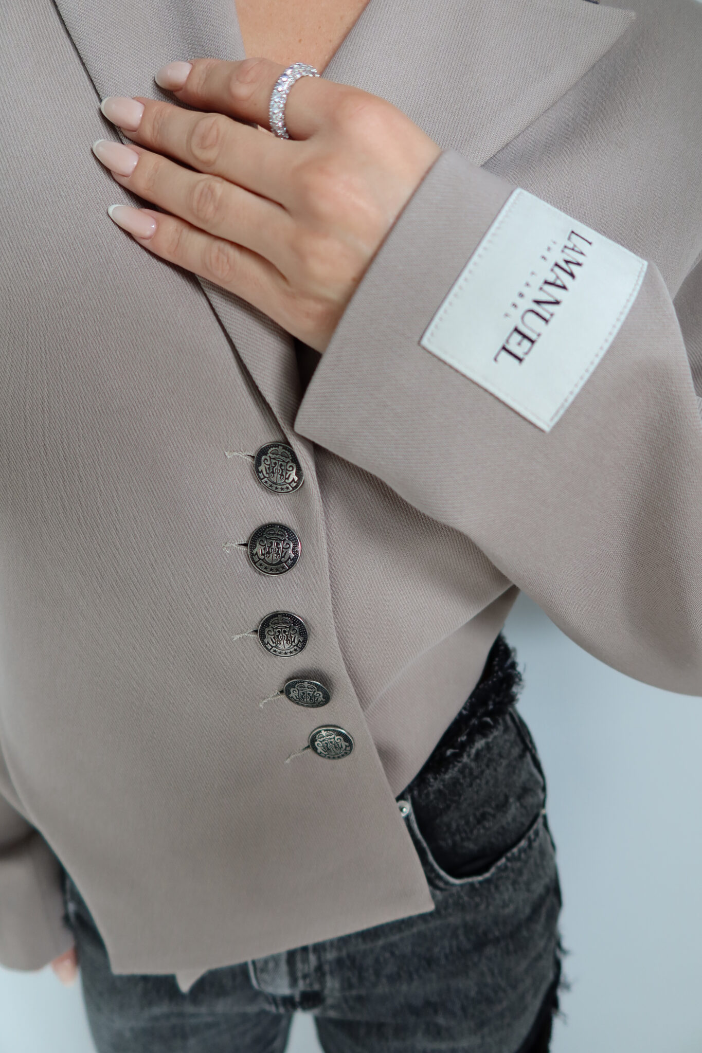 Marynarka GRAVITY beż LAMANUEL - obrazek 5