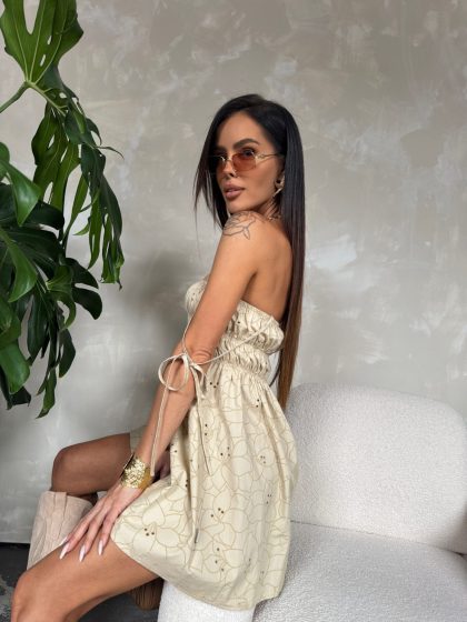 Sukienka DAHLIA beż