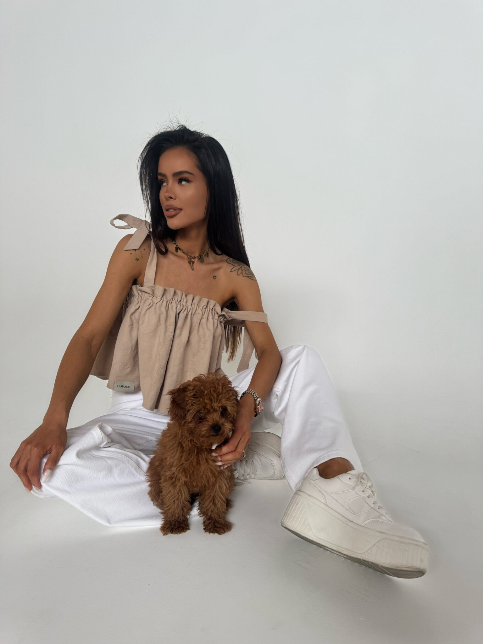 Top TROPICANA beż LAMANUEL - obrazek 4