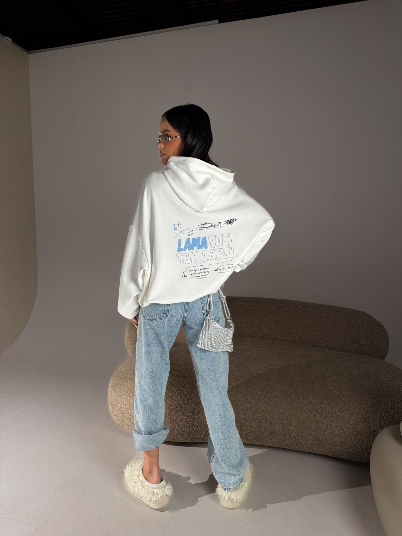 Bluza RESPECT ecru LAMANUEL - obrazek 7