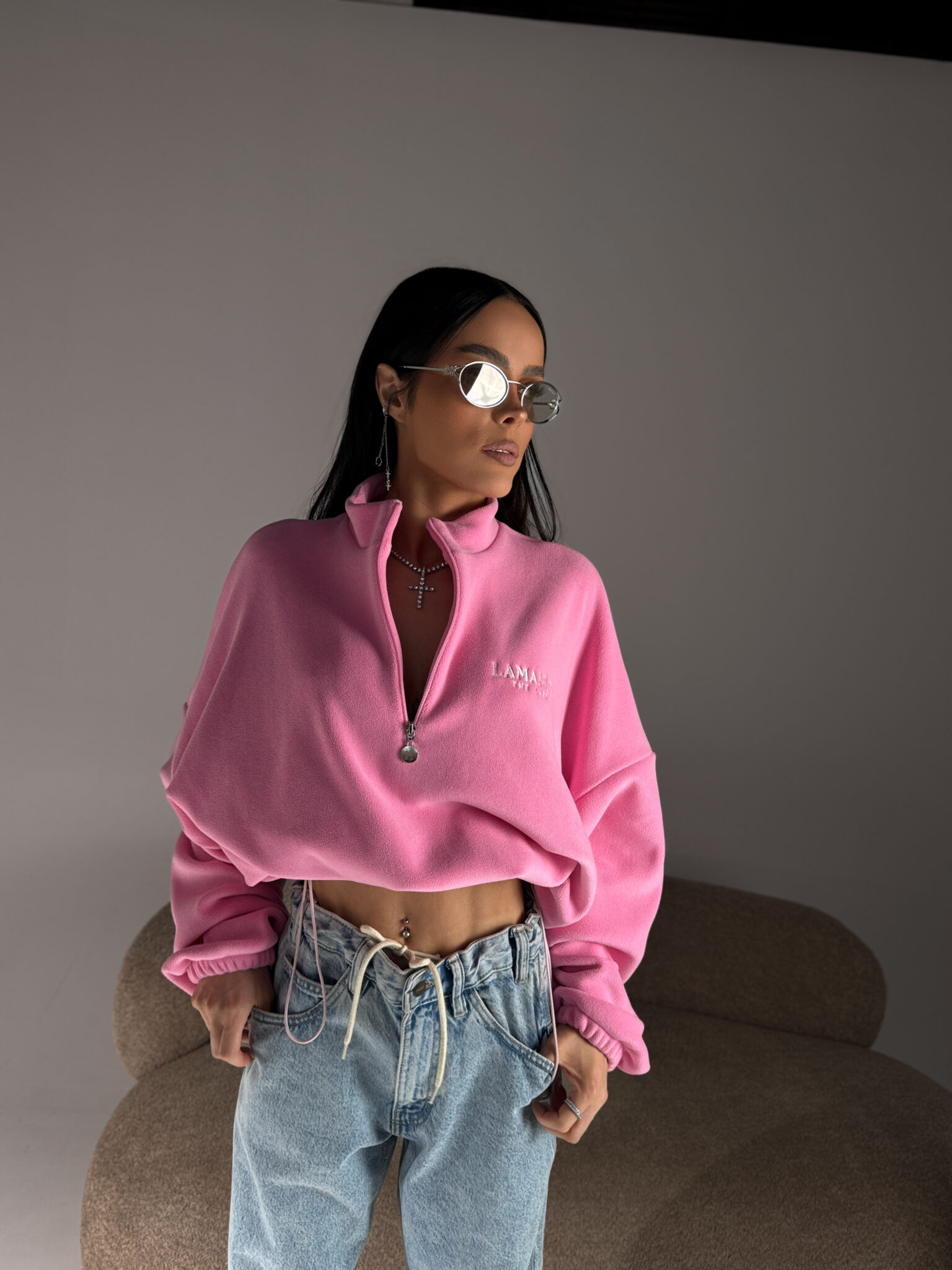 Bluza WARM UP róż LAMANUEL - obrazek 5