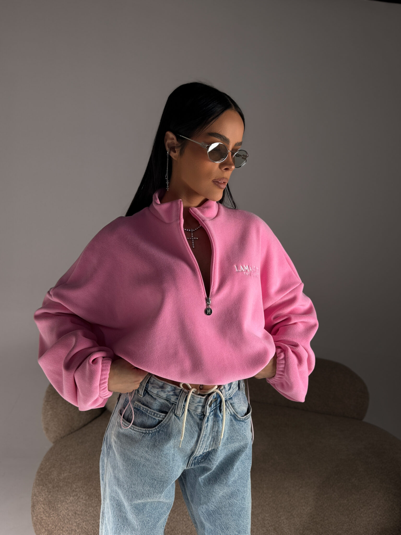 Bluza WARM UP róż LAMANUEL - obrazek 6