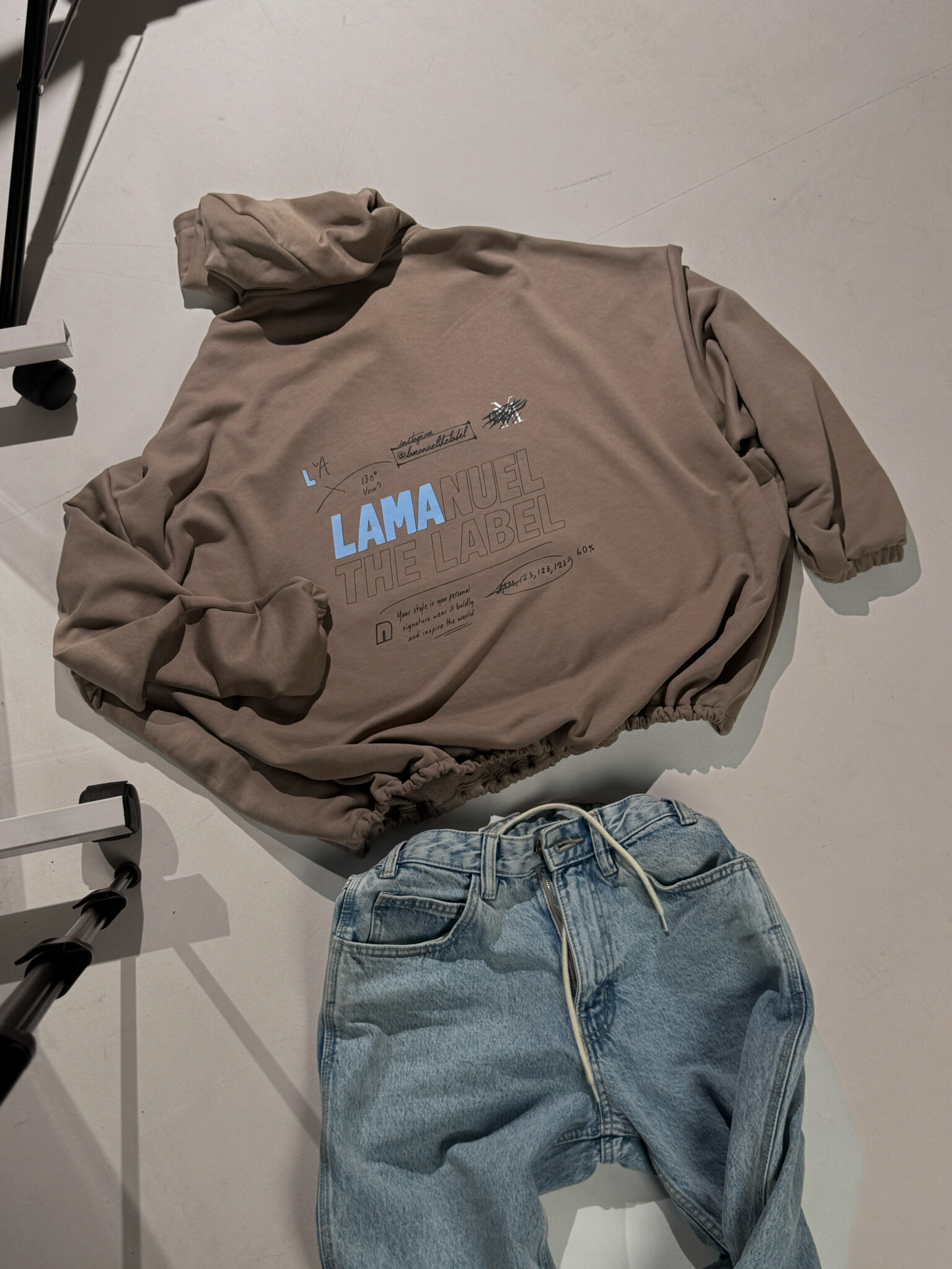 Bluza RESPECT latte LAMANUEL - obrazek 5