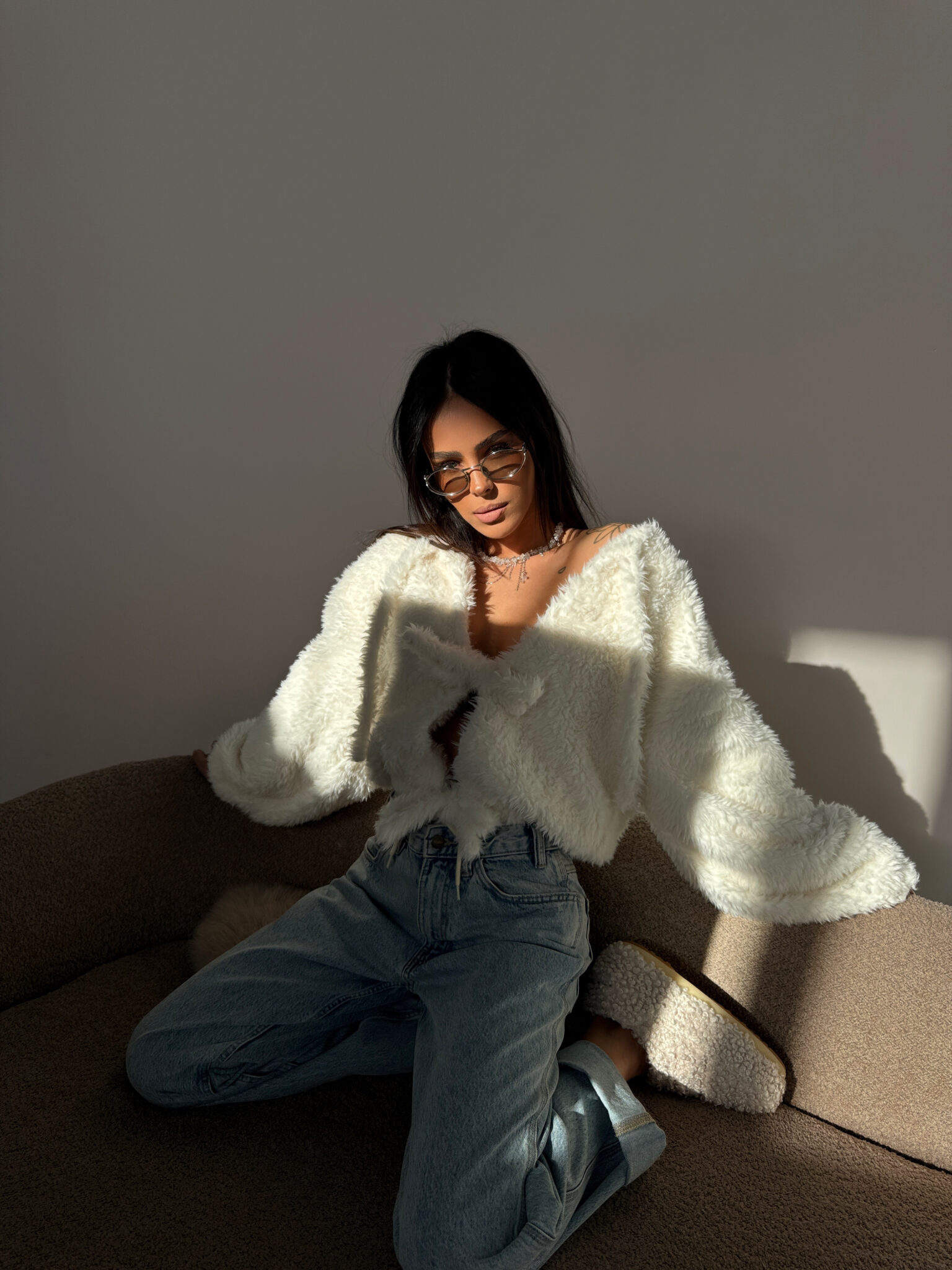 Kurtka PILLOW ecru limited LAMANUEL - obrazek 9