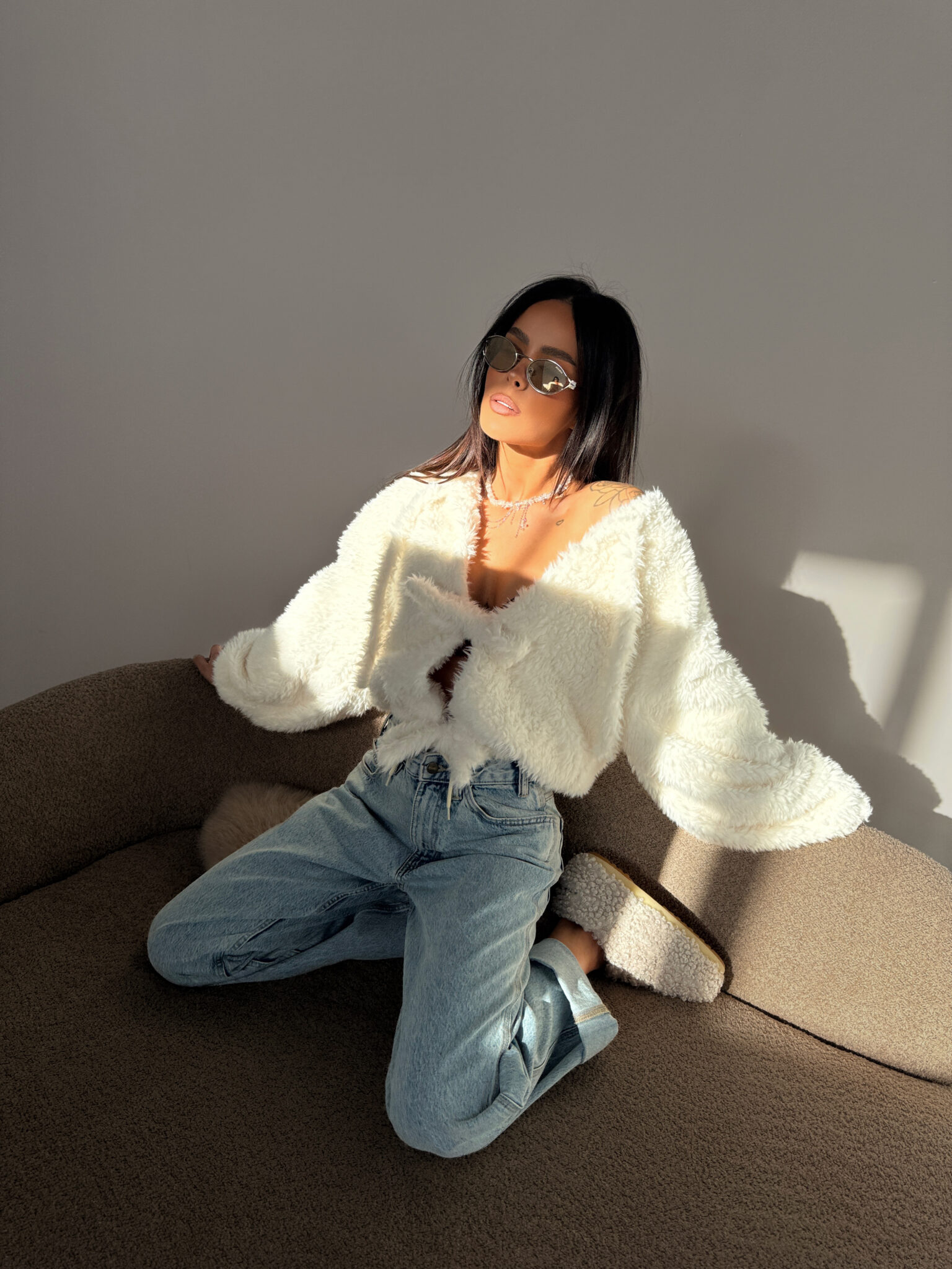 Kurtka PILLOW ecru limited LAMANUEL - obrazek 7