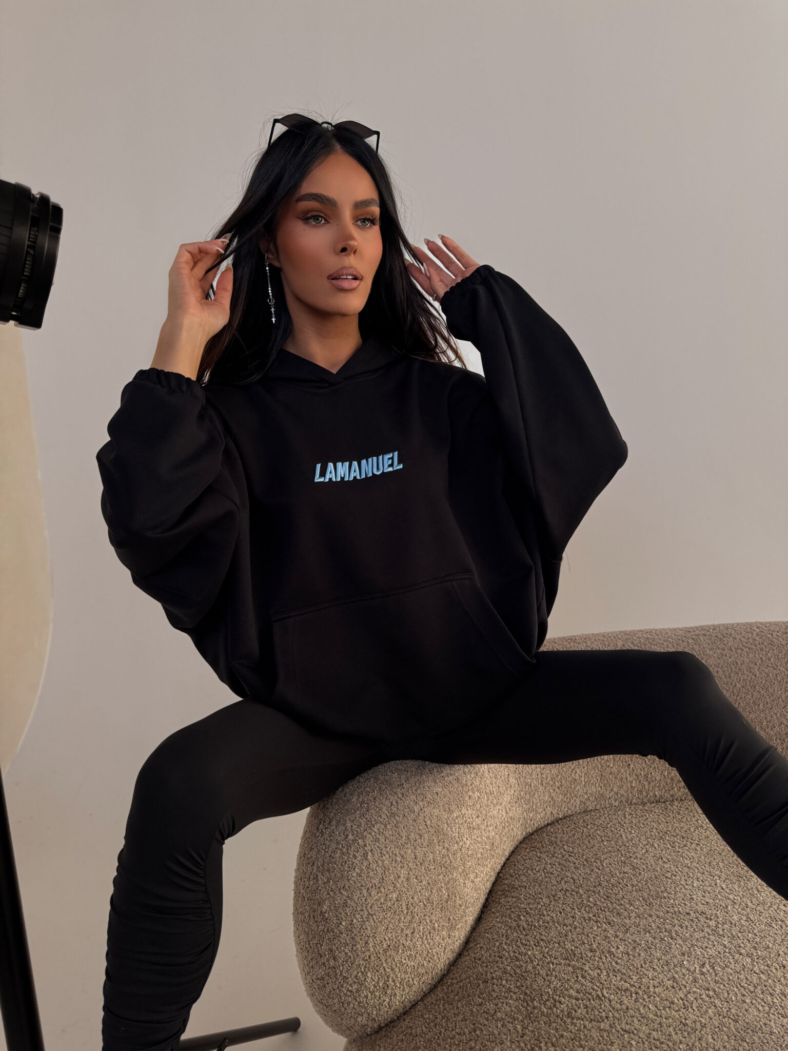 Bluza RESPECT czarna LAMANUEL - obrazek 6