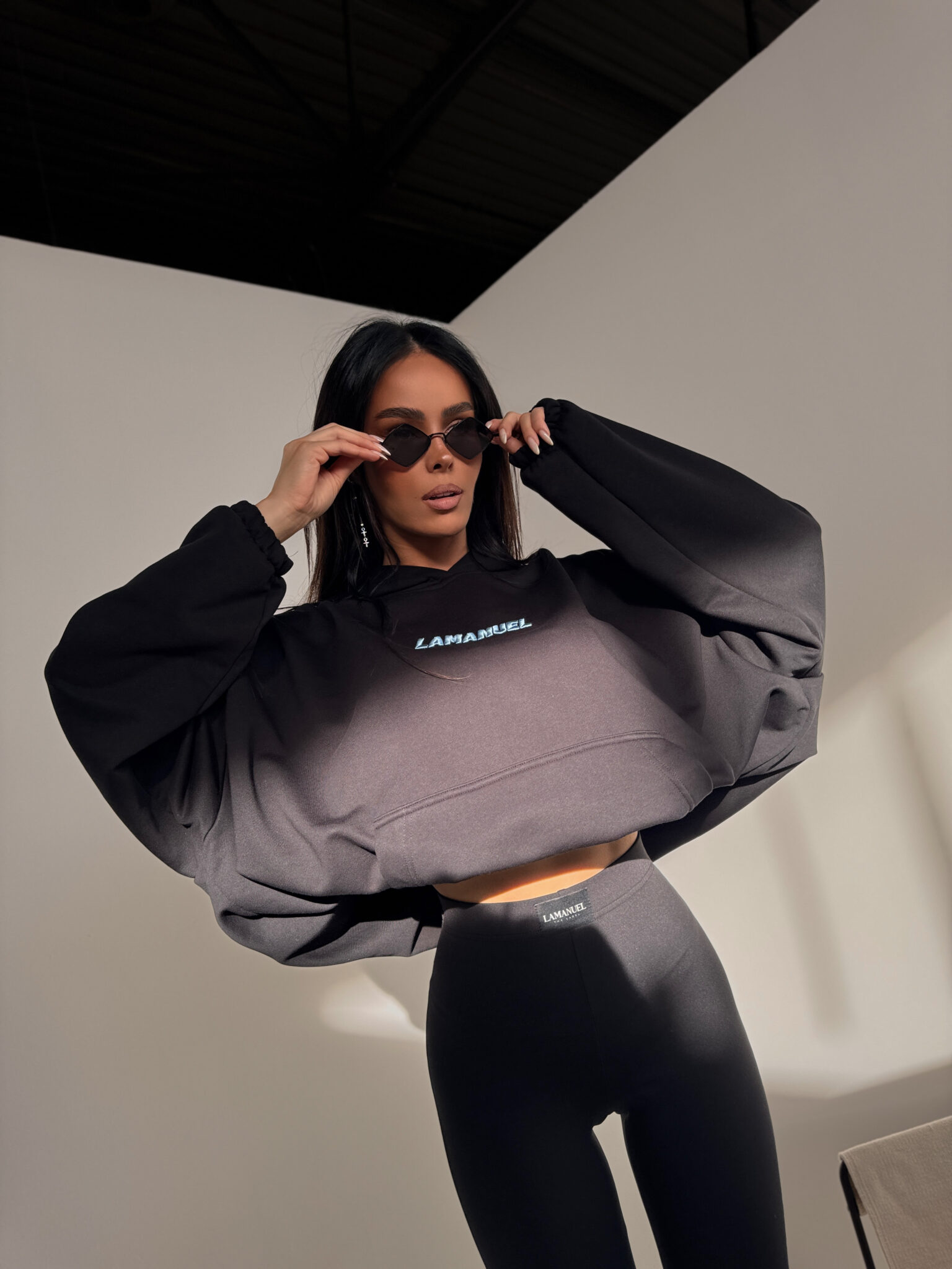 Bluza RESPECT czarna LAMANUEL - obrazek 8