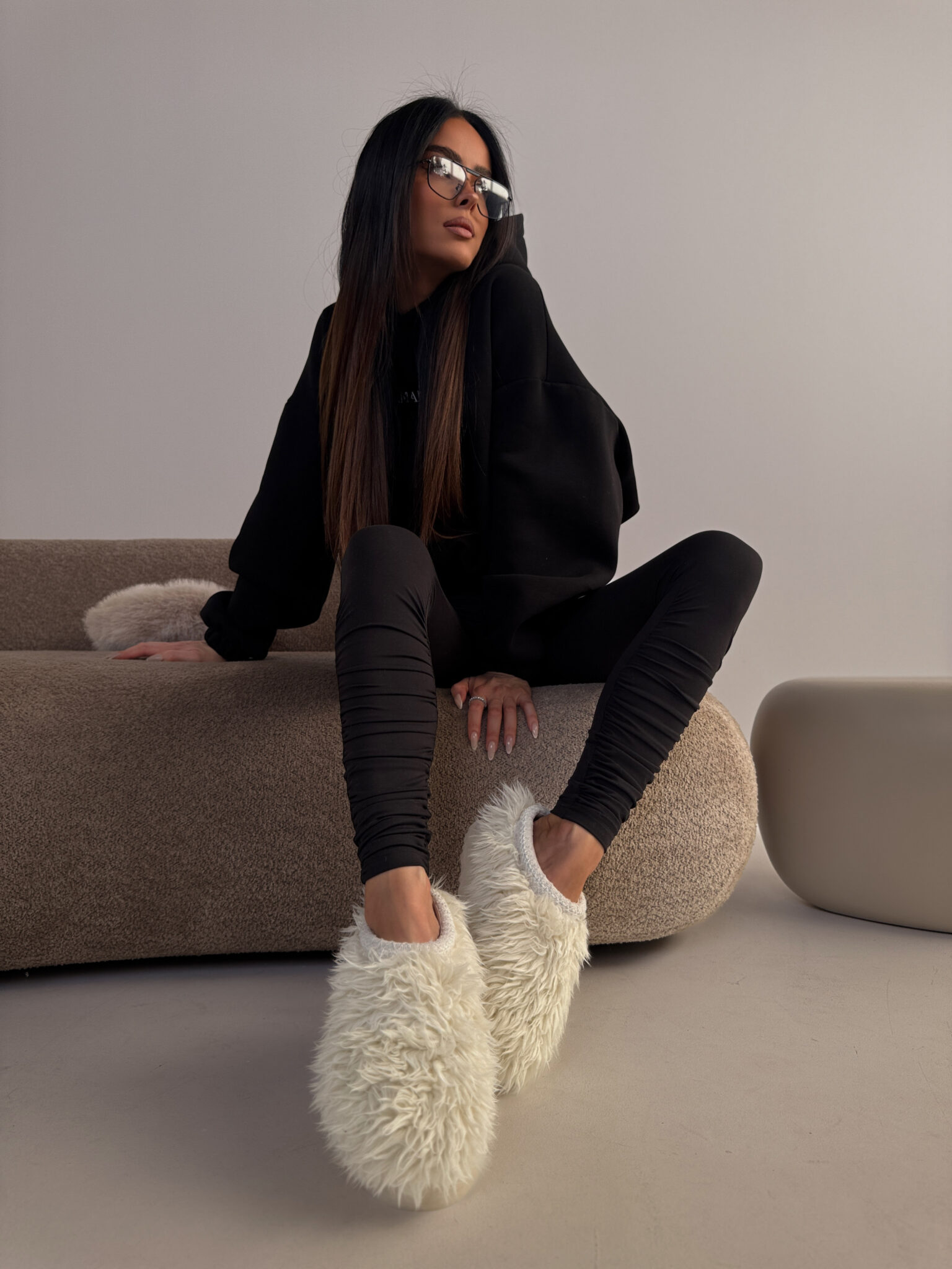 Legginsy CURVE czarne LAMANUEL - obrazek 9