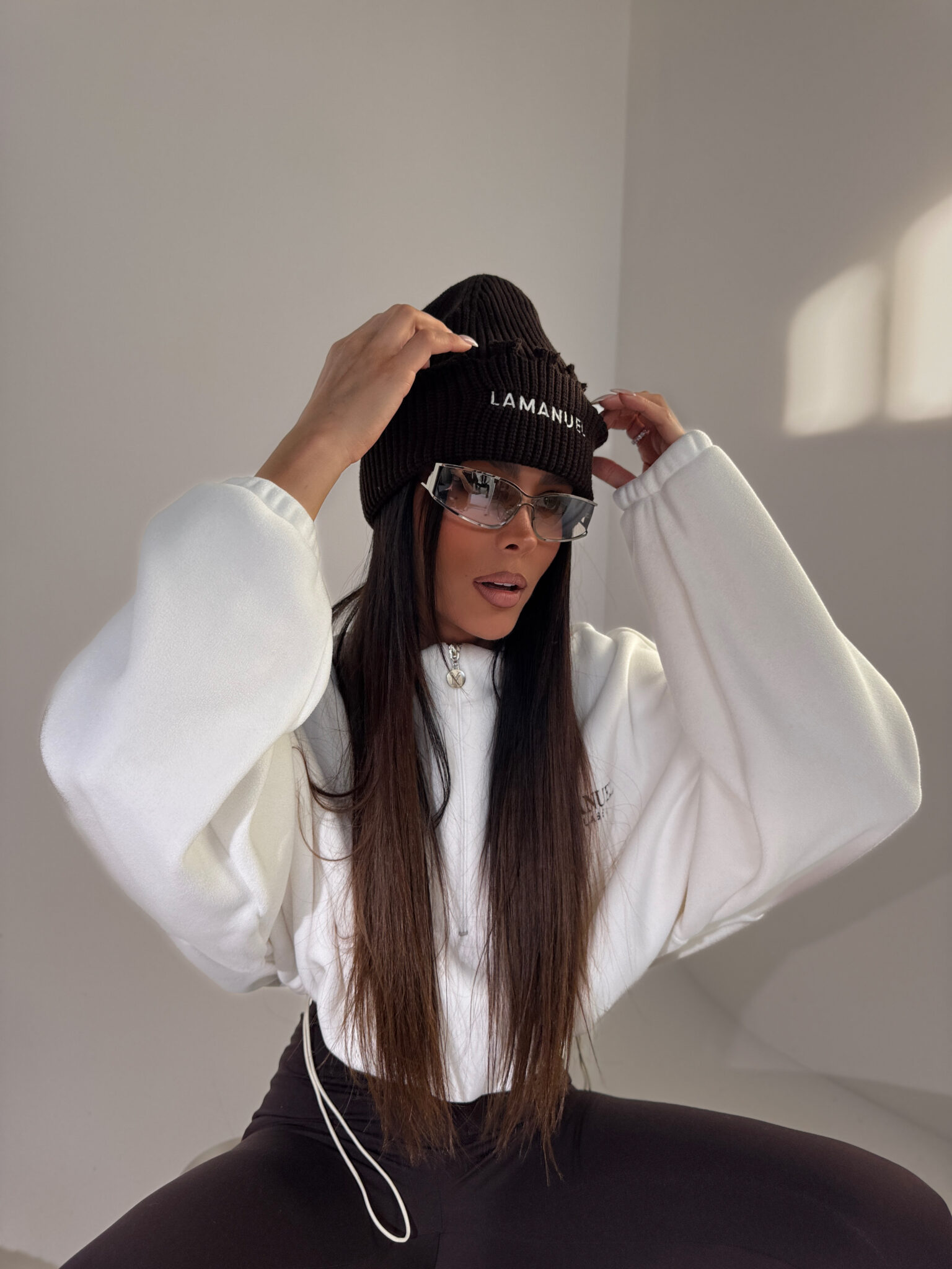 Czapka ALPINE czekolada LAMANUEL - obrazek 2