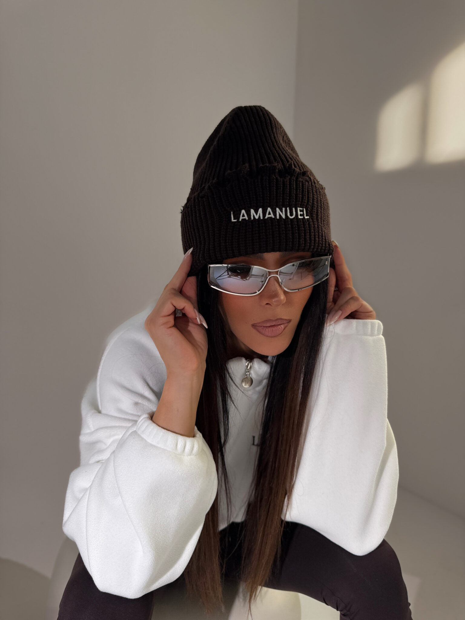 Czapka ALPINE czekolada LAMANUEL - obrazek 3