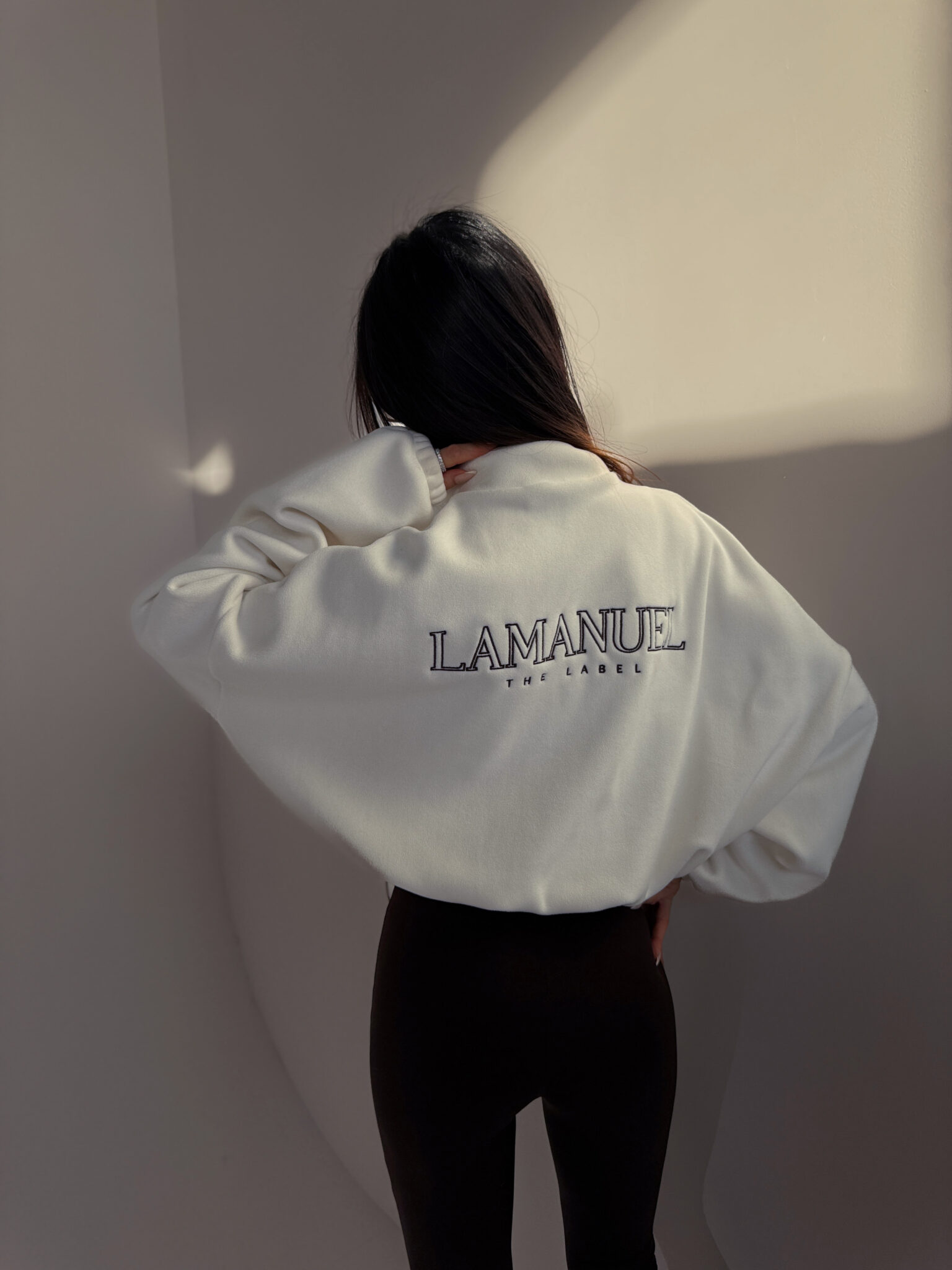 Bluza WARM UP ecru LAMANUEL - obrazek 6