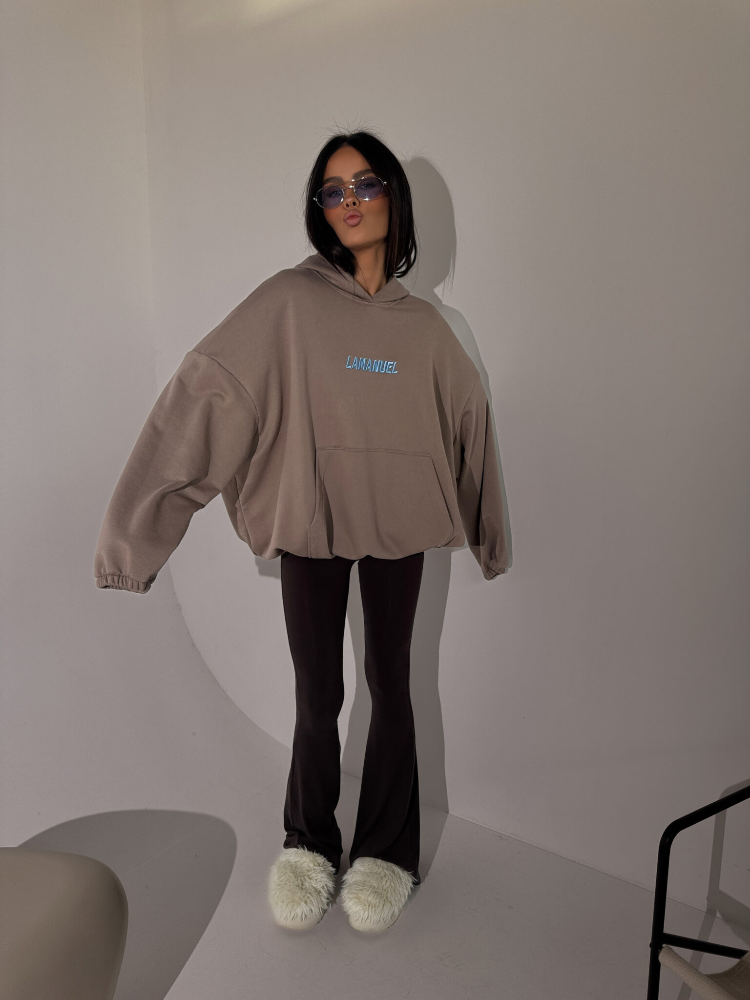 Bluza RESPECT latte LAMANUEL - obrazek 2