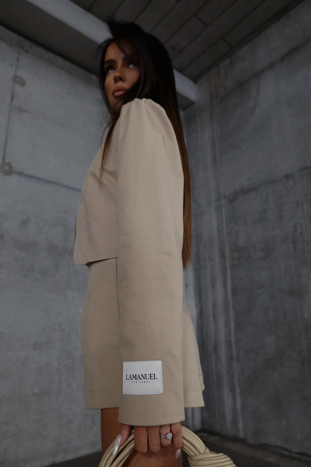 Marynarka SPECTRUM beż LAMANUEL - obrazek 7