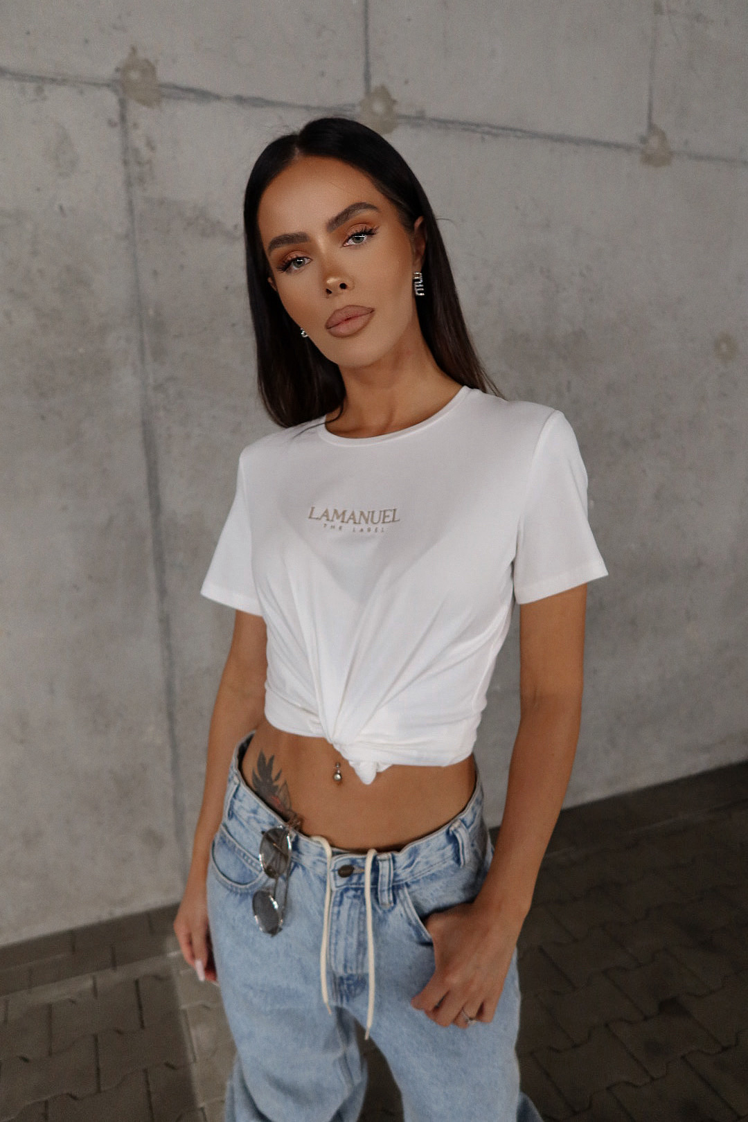 Tshirt SASSY ecru LAMANUEL - obrazek 5