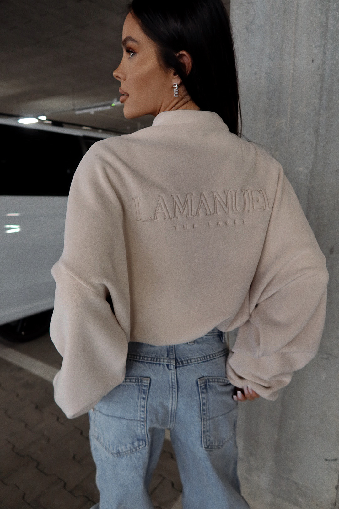 Bluza WARM UP beż LAMANUEL - obrazek 7