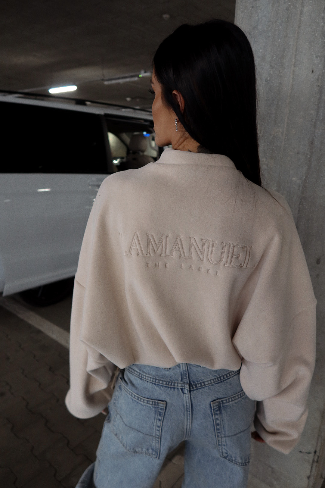 Bluza WARM UP beż LAMANUEL - obrazek 2