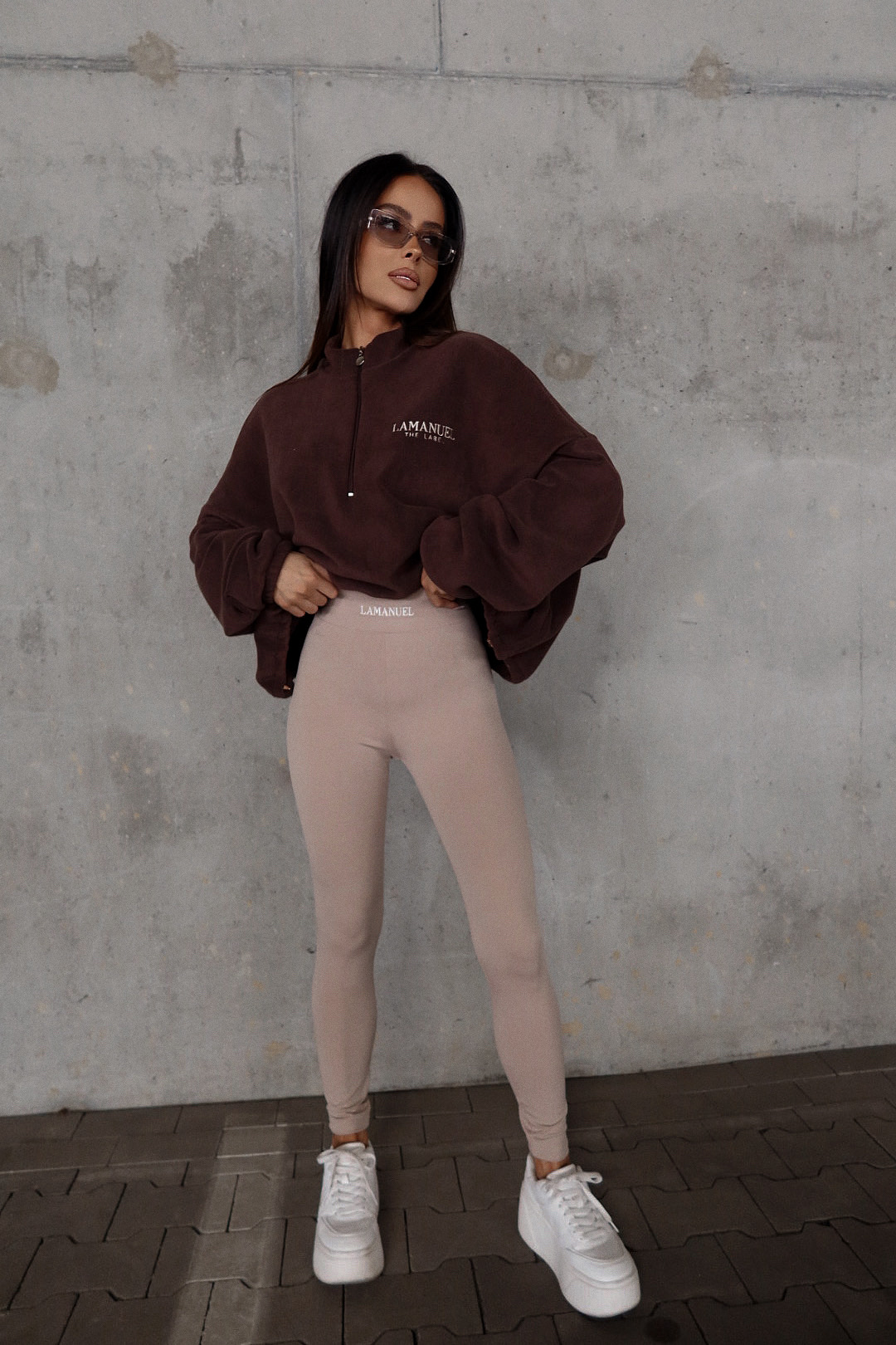 Bluza WARM UP czekolada LAMANUEL - obrazek 7