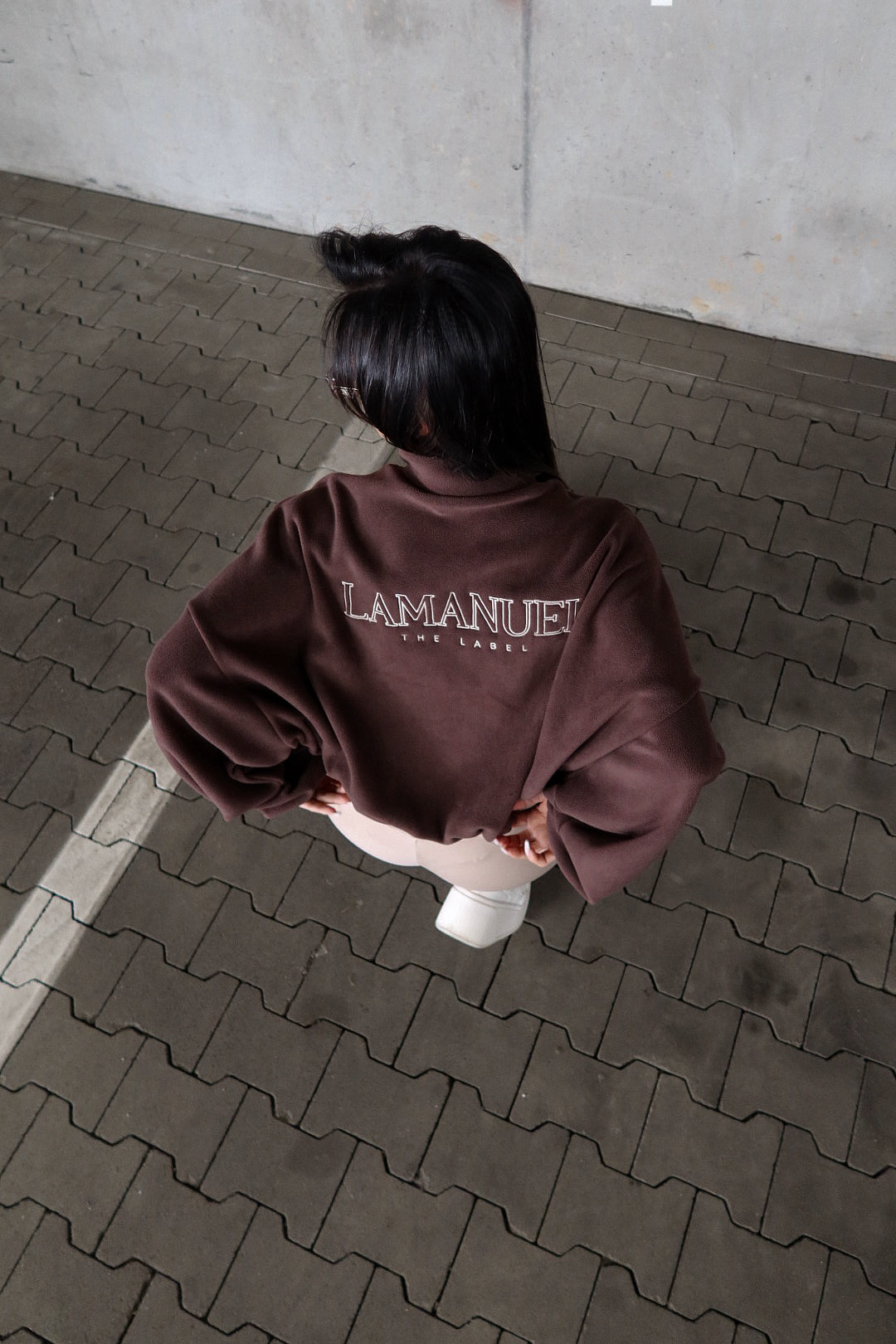 Bluza WARM UP czekolada LAMANUEL - obrazek 2