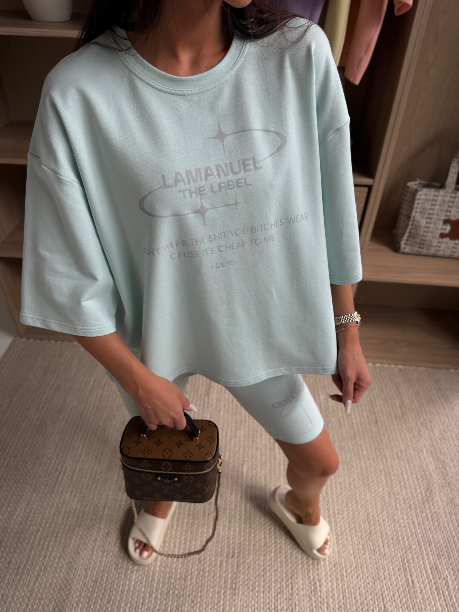 Tshirt BURST mięta LAMANUEL - obrazek 2