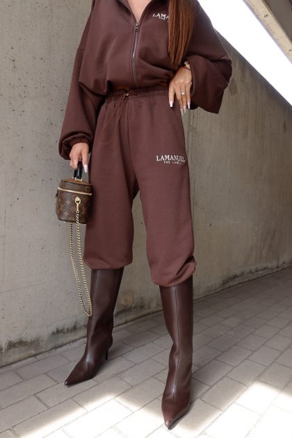 Spodnie BASIC czekolada