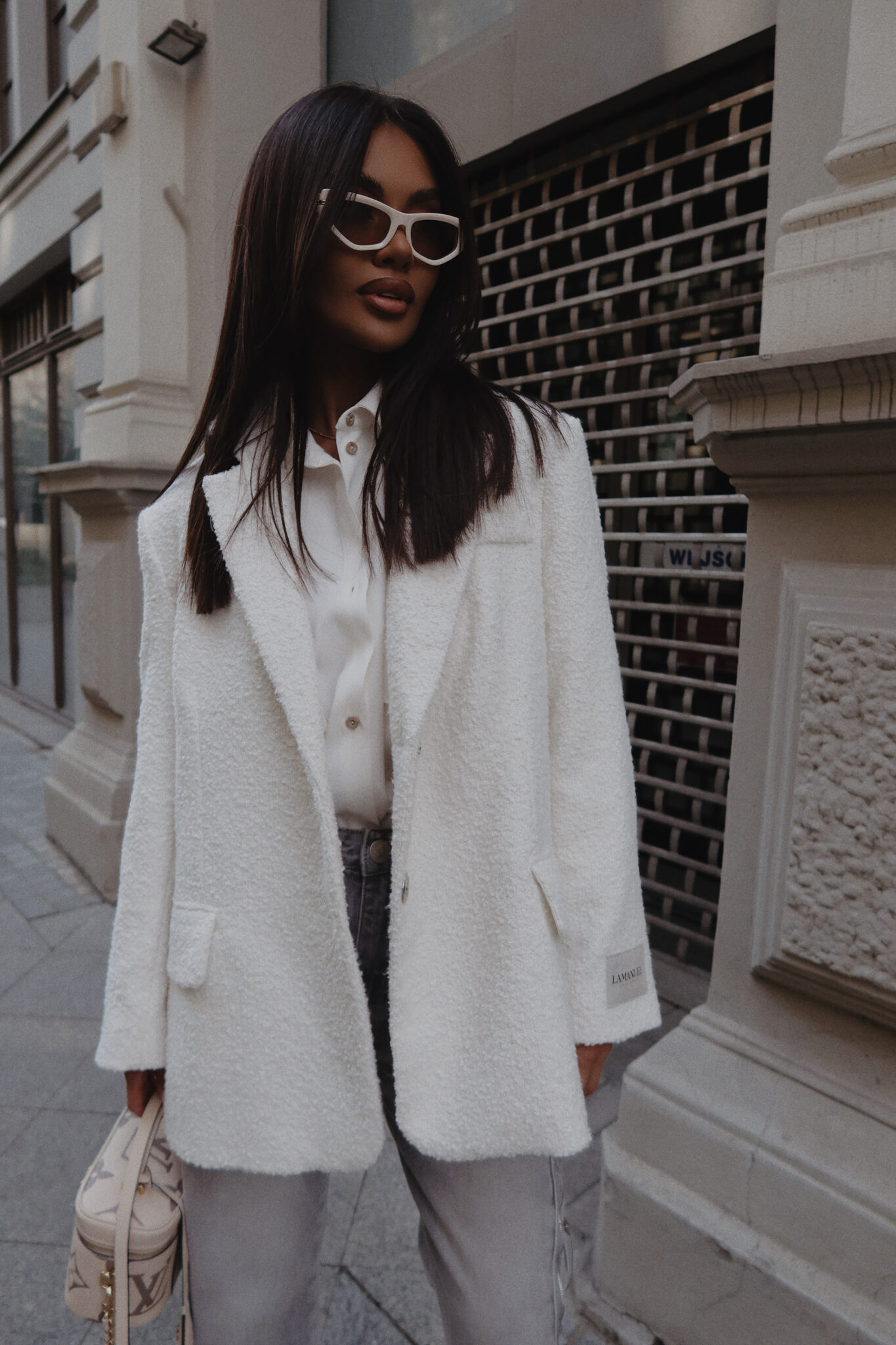 Marynarka FEMININE ecru LAMANUEL - obrazek 9