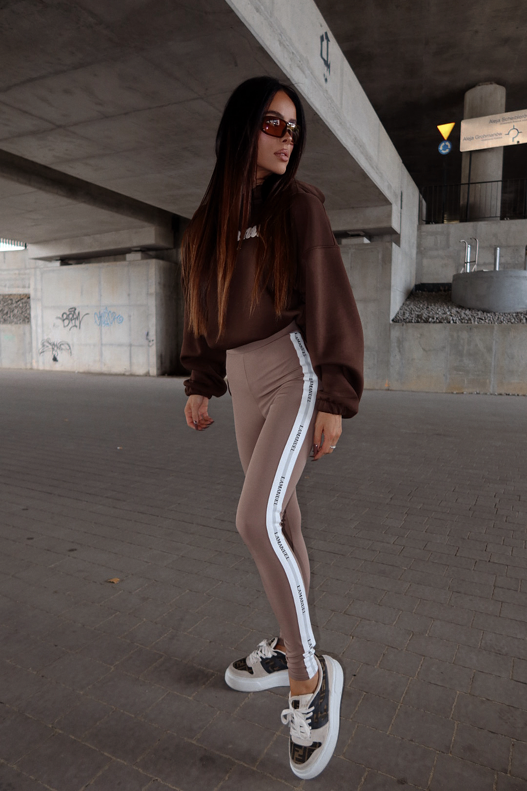 Legginsy VERSION latte LAMANUEL - obrazek 3