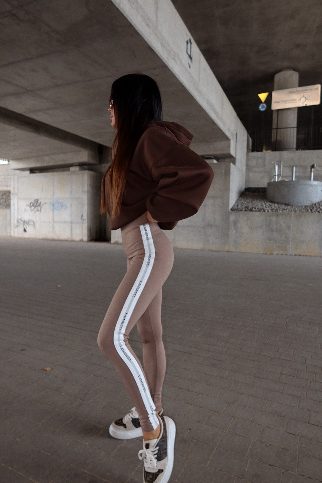 Legginsy VERSION latte LAMANUEL - obrazek 6