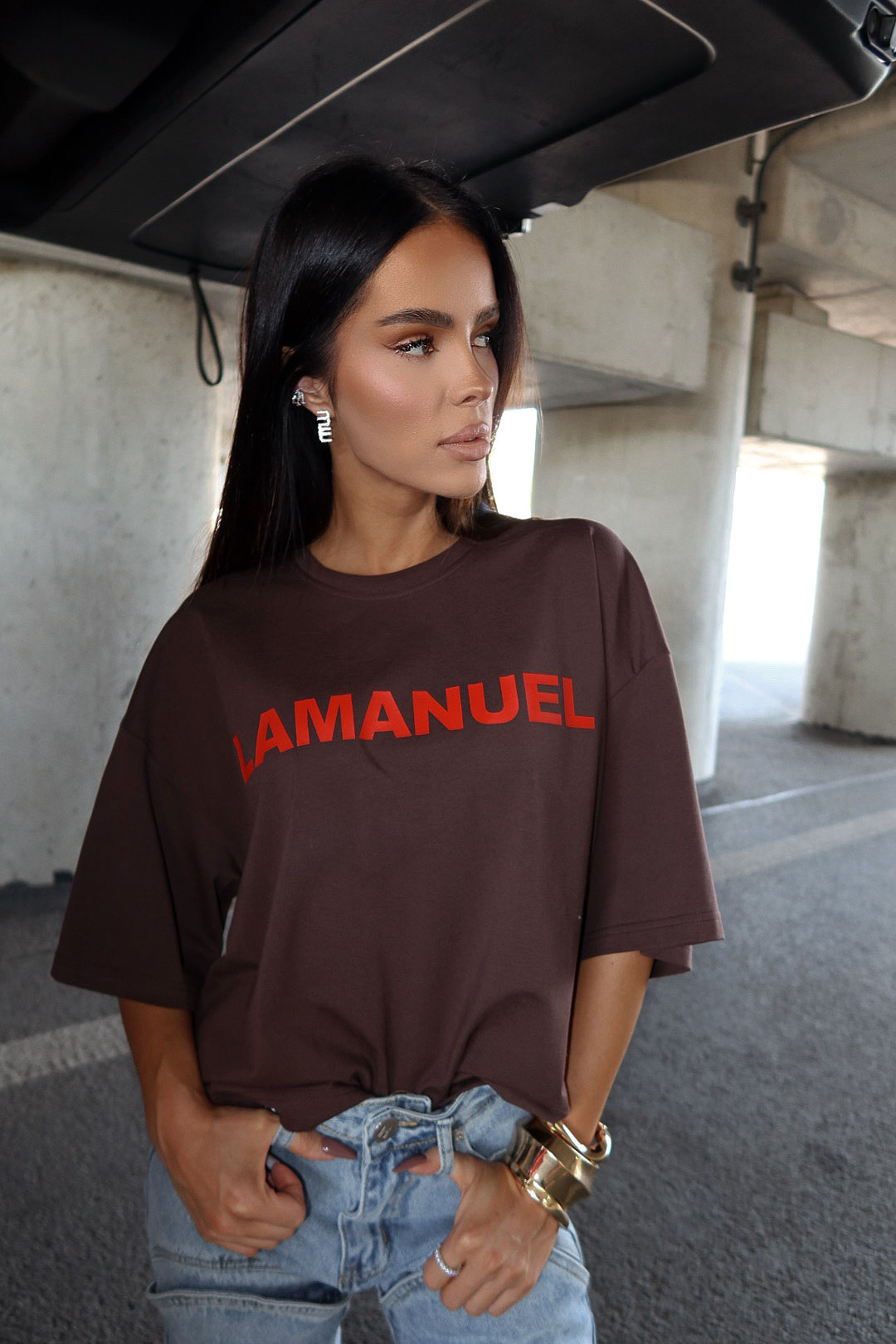 Tshirt NOIR czekolada