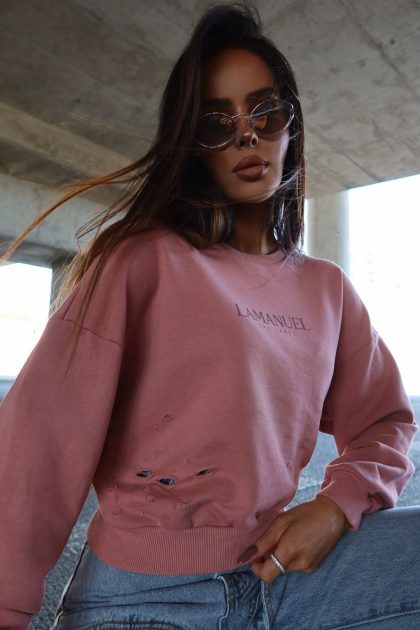 Bluza ABOUT brudny róż