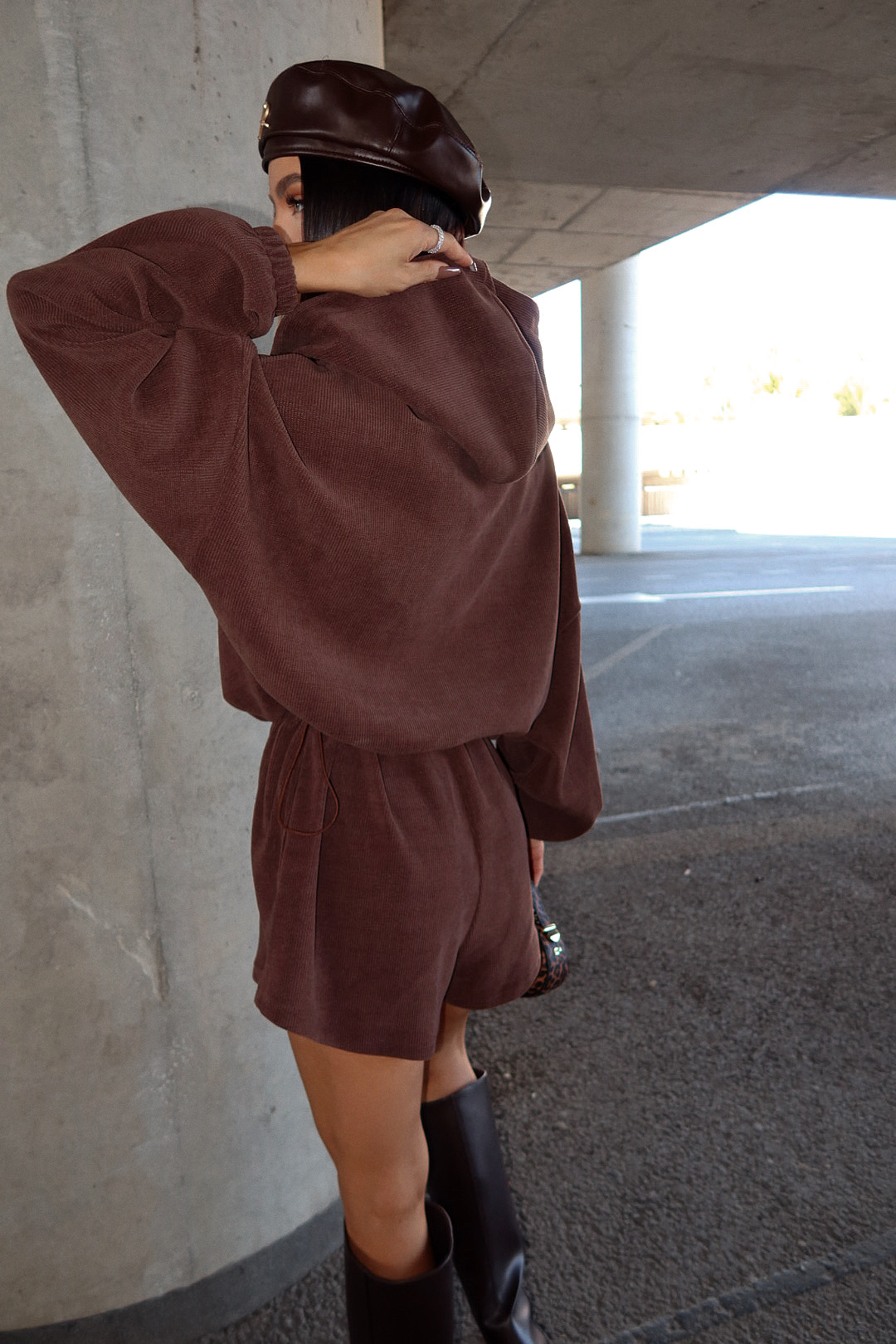 Kombinezon BUTTER czekolada LAMANUEL - obrazek 4