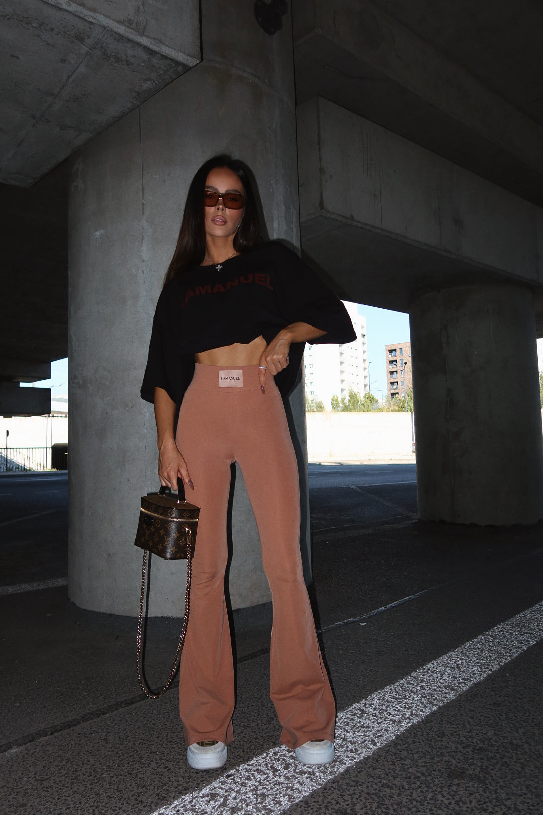 Legginsy BLESSED mokka LAMANUEL - obrazek 4