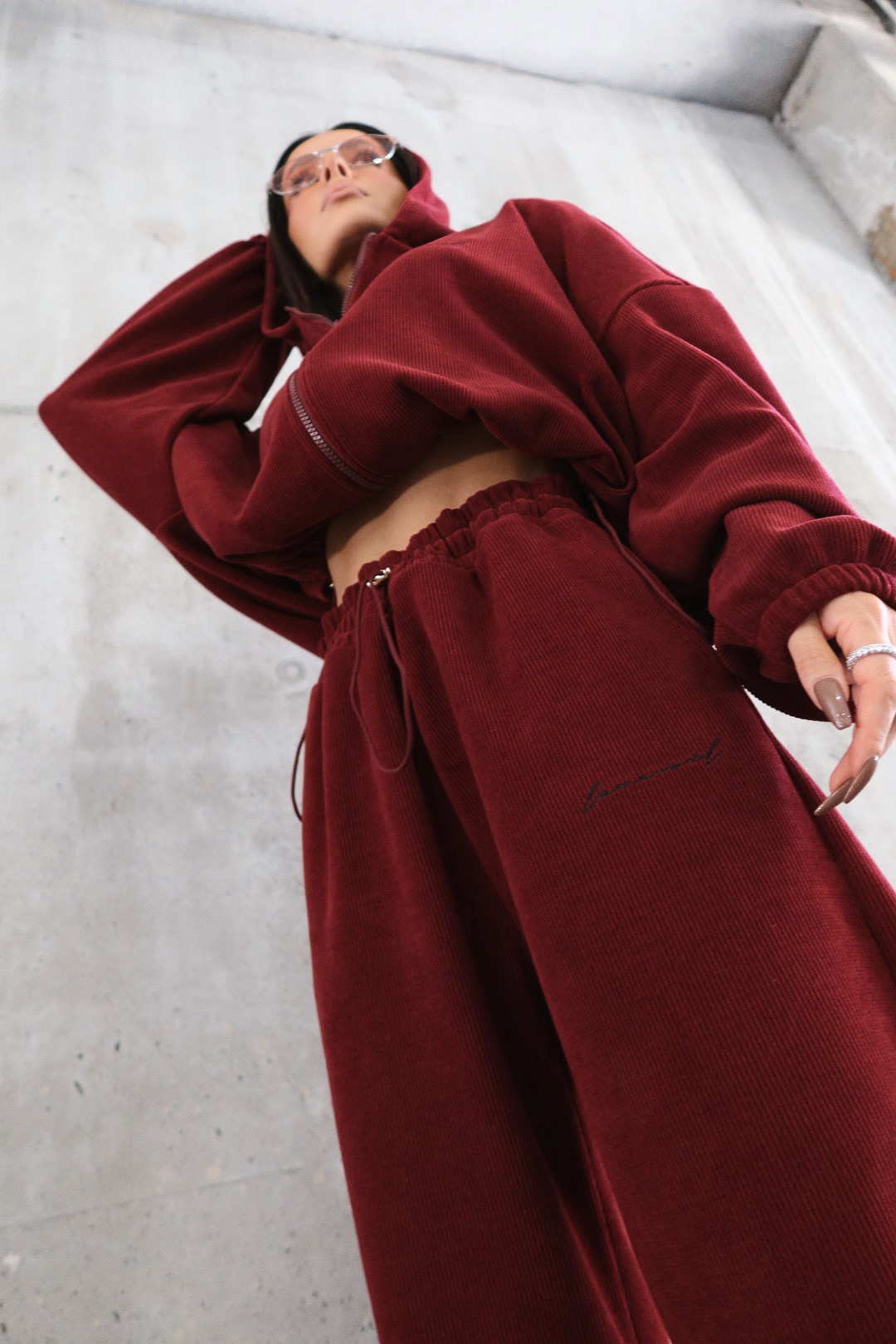 Bluza THEME bordo LAMANUEL - obrazek 10