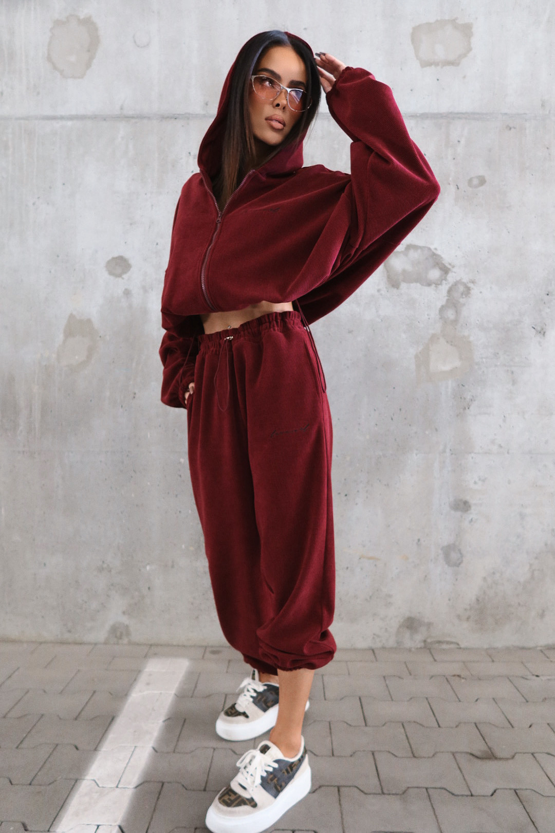 Bluza THEME bordo LAMANUEL - obrazek 9