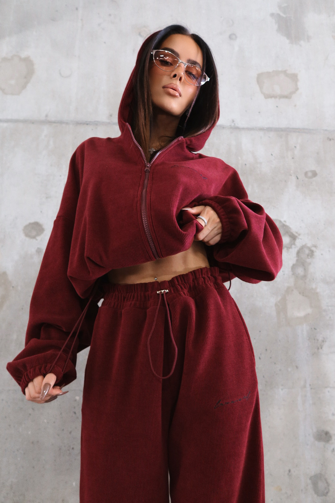 Bluza THEME bordo LAMANUEL - obrazek 8