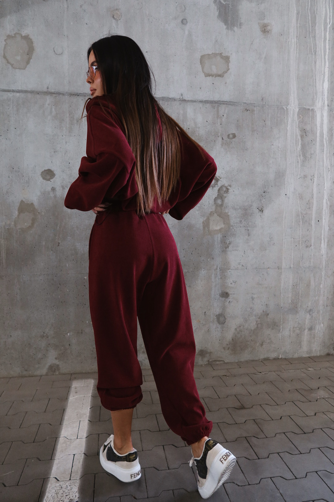 Bluza THEME bordo LAMANUEL - obrazek 7