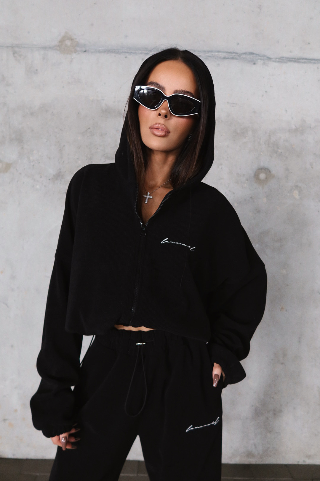 Bluza THEME czarna LAMANUEL - obrazek 7