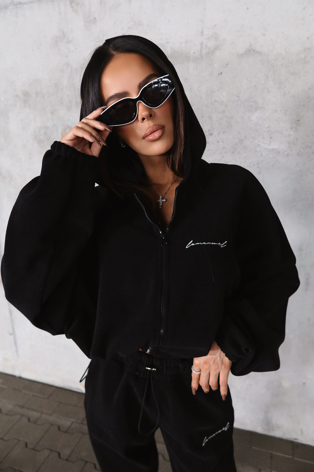 Bluza THEME czarna LAMANUEL - obrazek 5