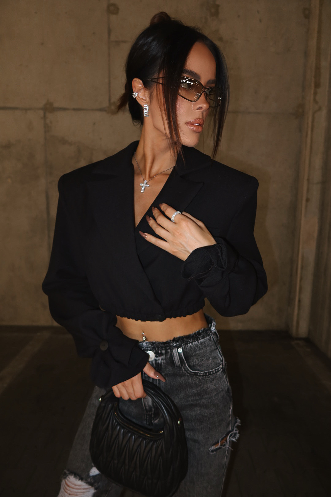 Marynarka PREMIERE czarna LAMANUEL - obrazek 7