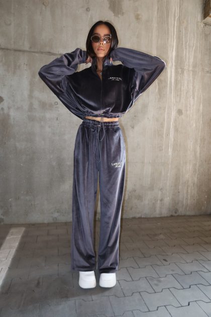 Spodnie GLOSSY grafit