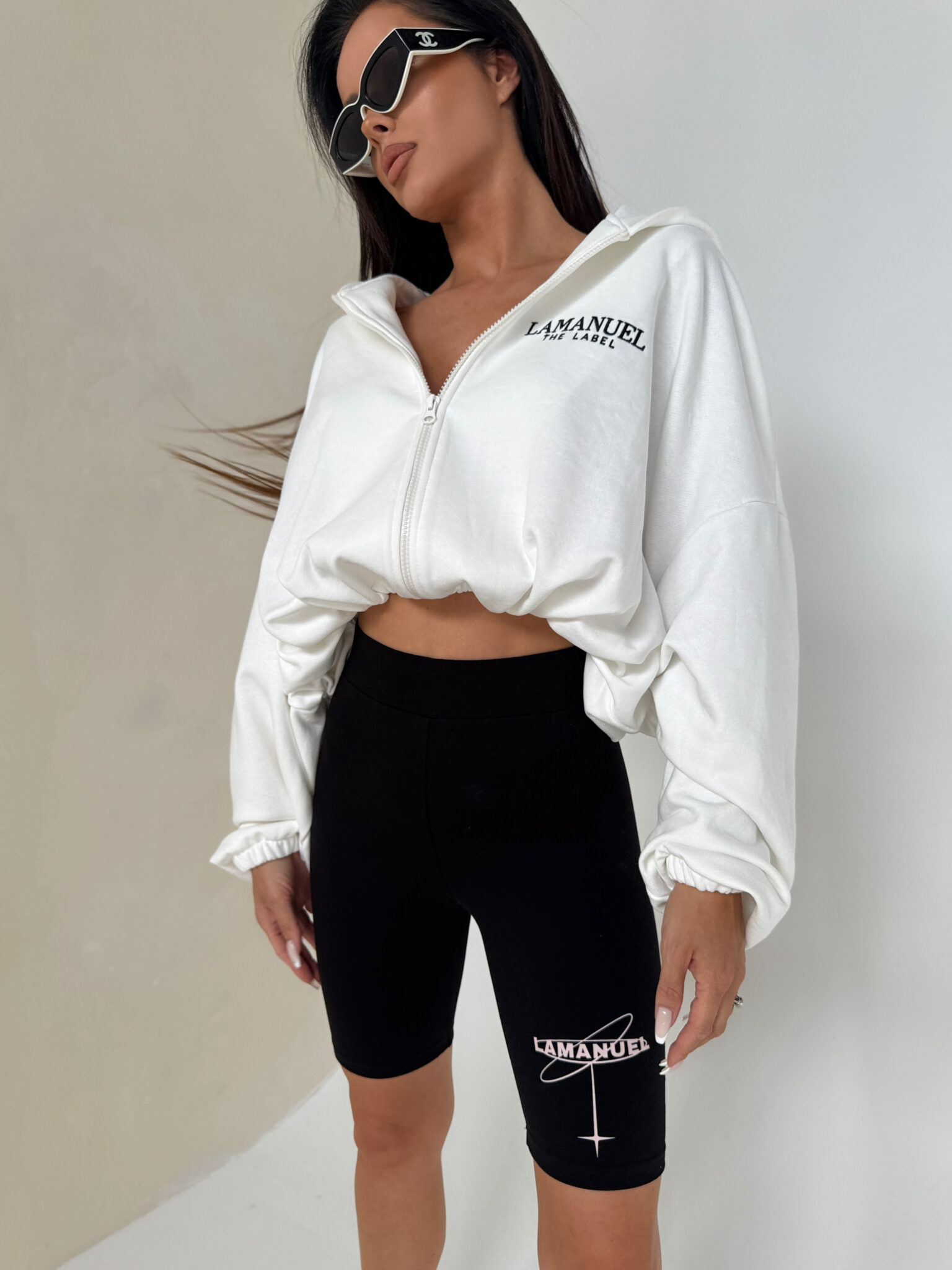 Bluza BASIC ecru LAMANUEL - obrazek 7