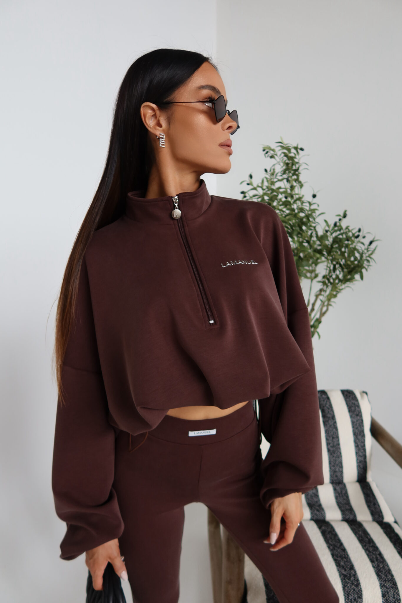 Bluza MOVE czekolada LAMANUEL - obrazek 2