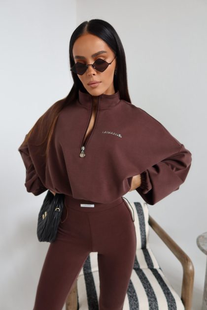 Bluza MOVE czekolada