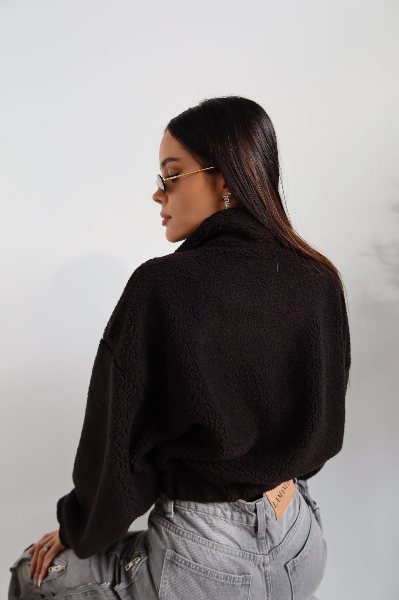 Kurtka FURRY czarna LAMANUEL - obrazek 7