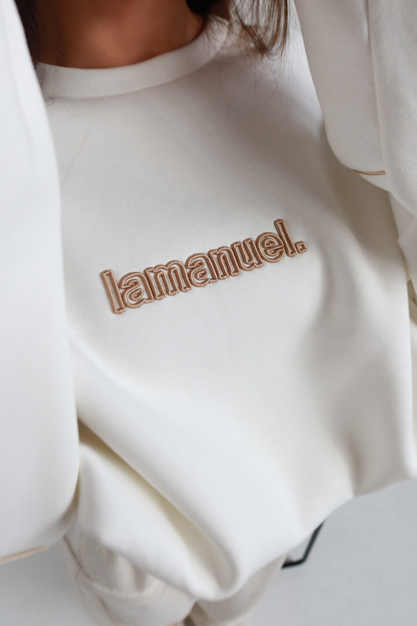 Bluza NUDE ecru LAMANUEL - obrazek 2