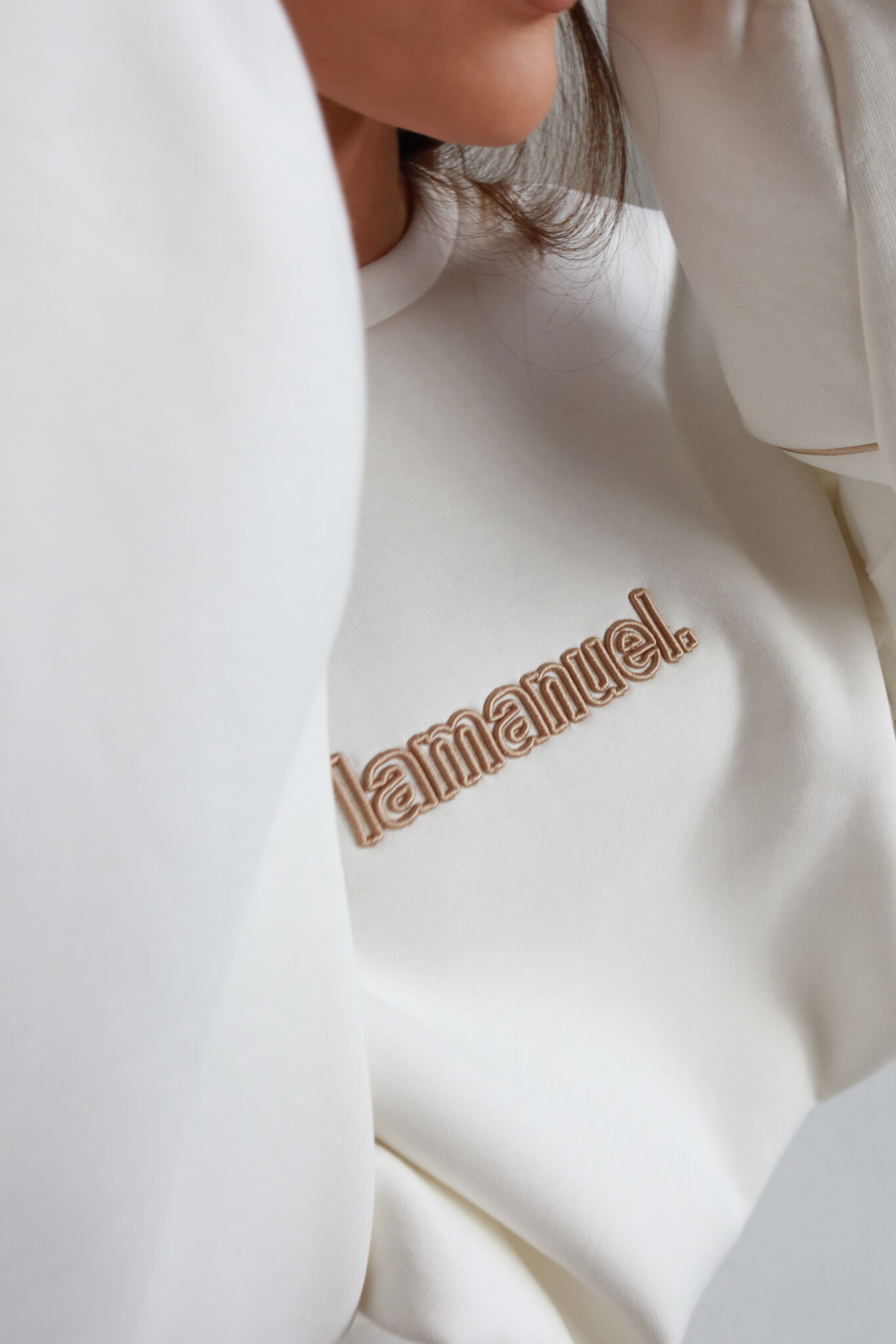 Bluza NUDE ecru LAMANUEL - obrazek 6